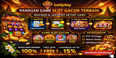 Panduan Game Gacor Terbaik Baliplay: Tips Mudah Menang dan Raih Maxwin Setiap Hari
