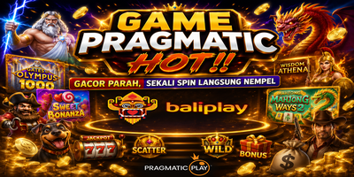 Baliplay Game Pragmatic Hot!! Berbagai Macam Provider Resmi Terpercaya dengan Koleksi Game Lengkap dan Pengalaman Bermain Terbaik